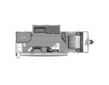 2024 Jayco Jay Feather 27BHB Travel Trailer at Interstate RV Sales & Service, Inc. STOCK# 1583 Floor plan Image