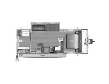 2024 Jayco Jay Feather 25RB Travel Trailer at Interstate RV Sales & Service, Inc. STOCK# 1592 Floor plan Image