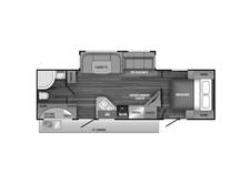 2018 Jayco White Hawk 27RB Travel Trailer at Interstate RV Sales & Service, Inc. STOCK# 1569A Floor plan Image